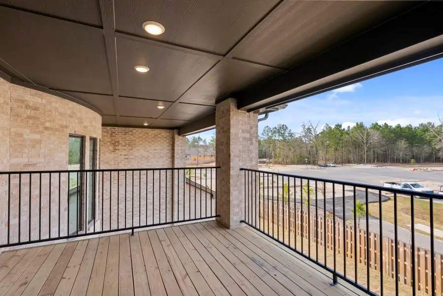 large balcony to soak in the nature that surrounds