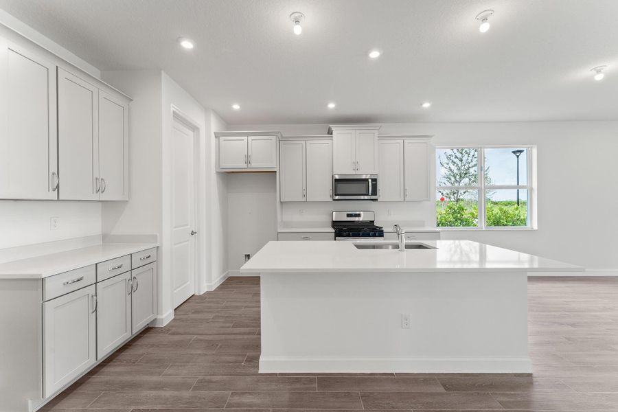 Furnished interior view inside a new home in , Port St. Lucie (Image 8).