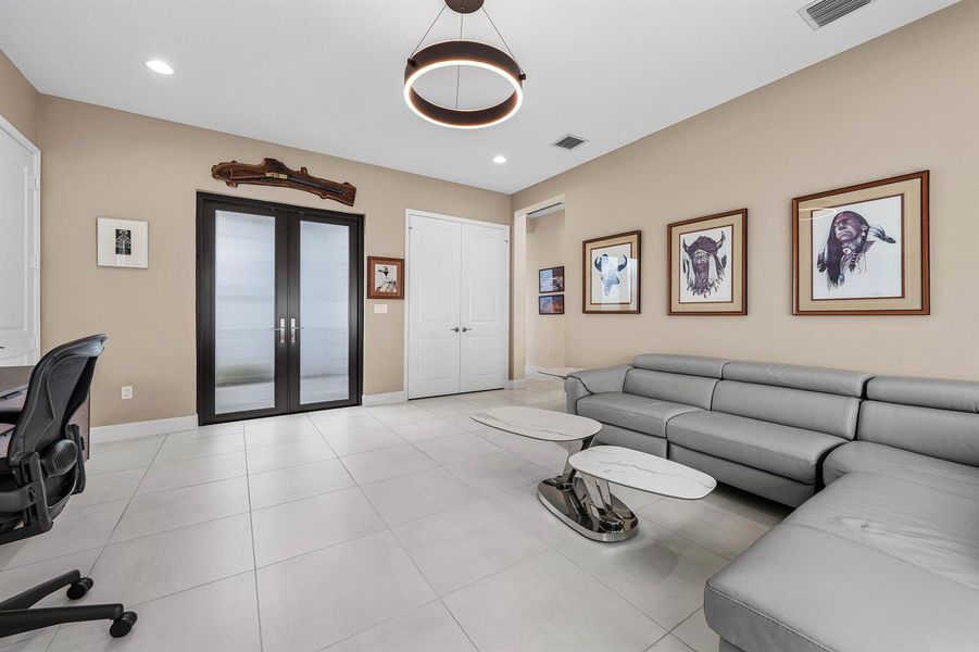 Club Room With Glass Double Doors Club Room With Glass Double Doors