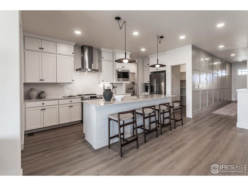 Furnished interior view inside a new home in Prairie Song Story Collection - Single Family Homes, Windsor (Image 29).