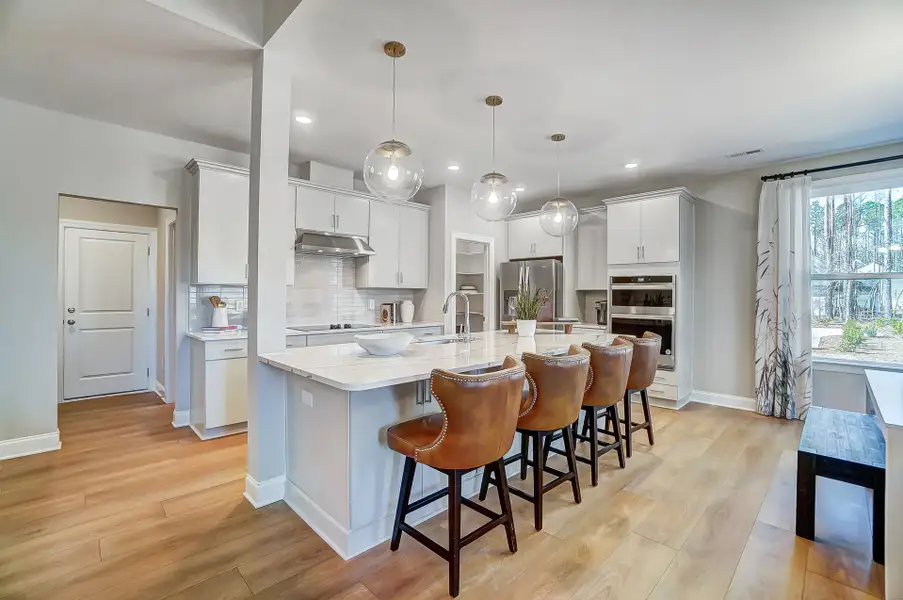 Representative furnished interior of a home built from the Roanoke by Caruso Homes in Sauls Landing, Zebulon (Image 17). Representative furnished interior of a home built from the Roanoke by Caruso Homes in Sauls Landing, Zebulon (Image 17).