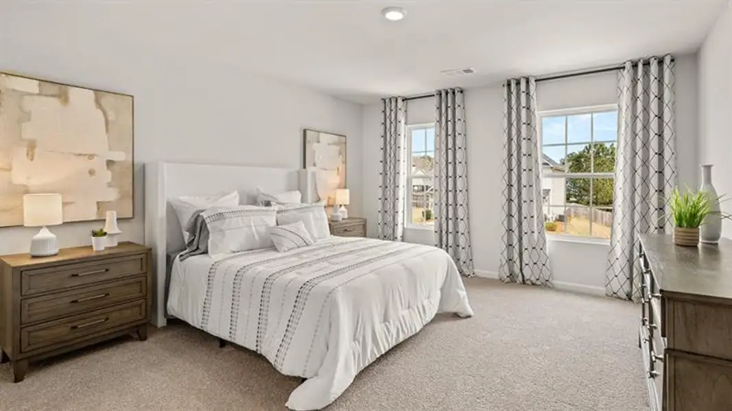 Furnished interior view inside a new home in Lost Creek, Dallas (Image 25).