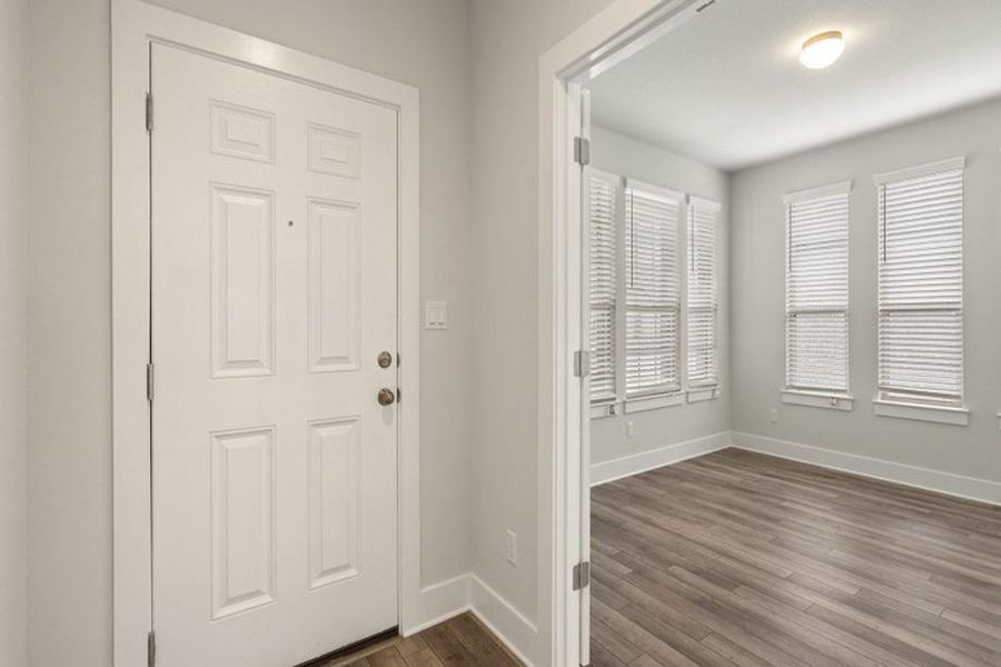 Representative unfurnished interior of a home built from the Greenbriar by Pacesetter Homes in Orchard Ridge, Liberty Hill (Image 43). Representative unfurnished interior of a home built from the Greenbriar by Pacesetter Homes in Orchard Ridge, Liberty Hill (Image 43).