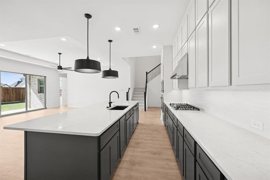 Furnished interior view inside a new home in Terraces – Classics, Rockwall (Image 9). Furnished interior view inside a new home in Terraces – Classics, Rockwall (Image 9).