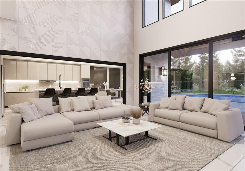 Furnished interior view inside a new home in , Conyers (Image 26). Furnished interior view inside a new home in , Conyers (Image 26).