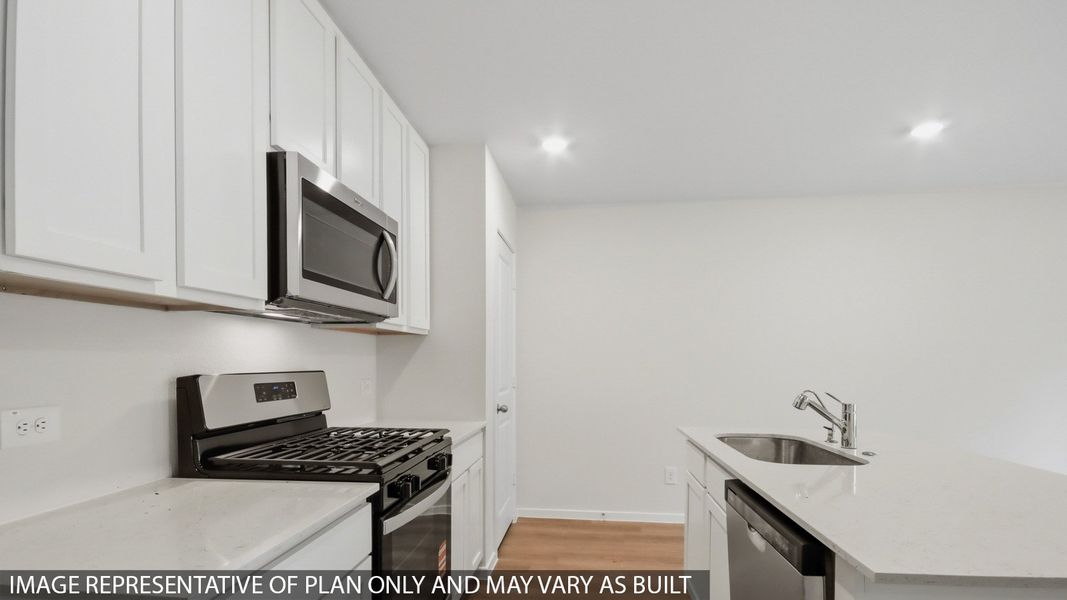 Furnished interior view inside a new home in Lexington Heights, Willis (Image 6).