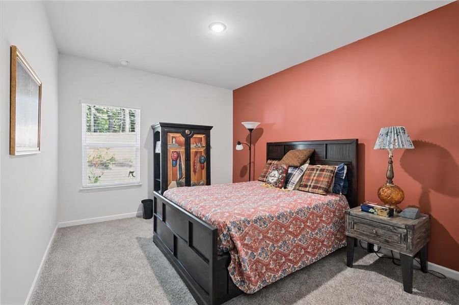 Furnished interior view inside a new home in Creekside at Oxford Park, Fairburn (Image 18).