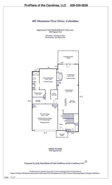 Floor plan main level