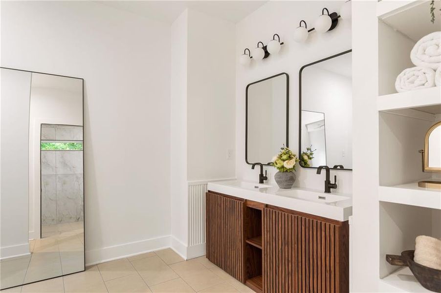 Furnished interior view inside a new home in , Atlanta (Image 14).