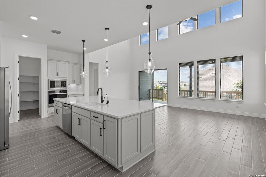 Furnished interior view inside a new home in Bison Ridge, San Antonio (Image 9).
