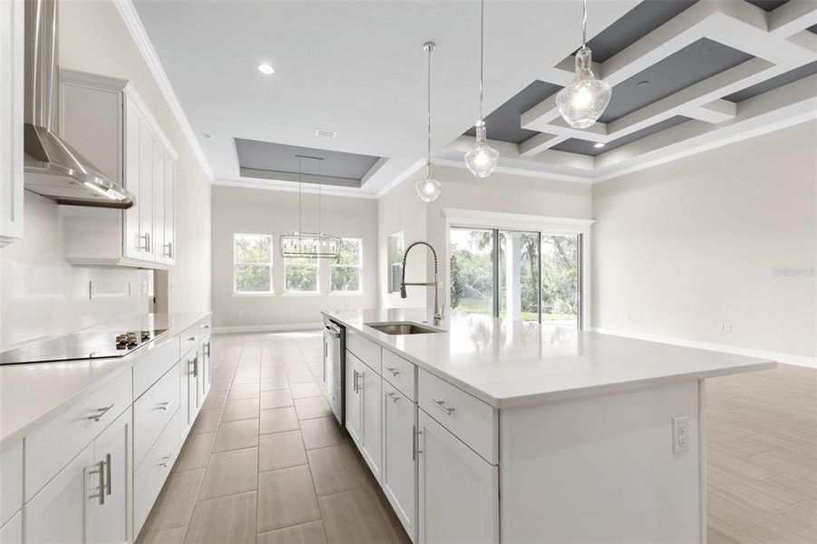 Furnished interior view inside a new home in Palm Coast Plantation, Palm Coast (Image 36).