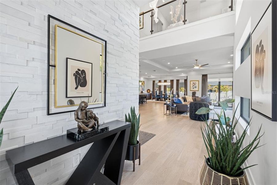 Furnished interior view inside a new home in , Tampa (Image 44).