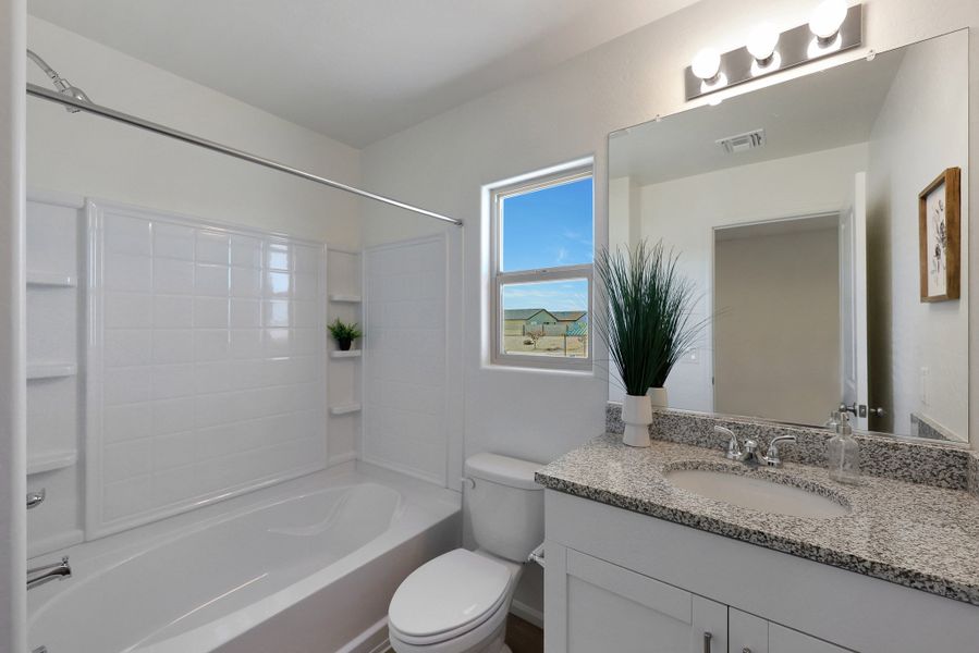 Furnished interior view inside a new home in Cross Creek Ranch, Coolidge (Image 12).