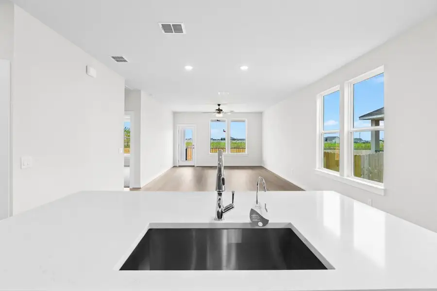 Furnished interior view inside a new home in Willowbrook, New Braunfels (Image 9). Furnished interior view inside a new home in Willowbrook, New Braunfels (Image 9).