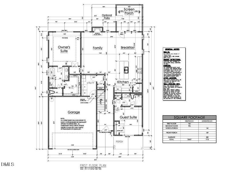 1st Floor Floorplan