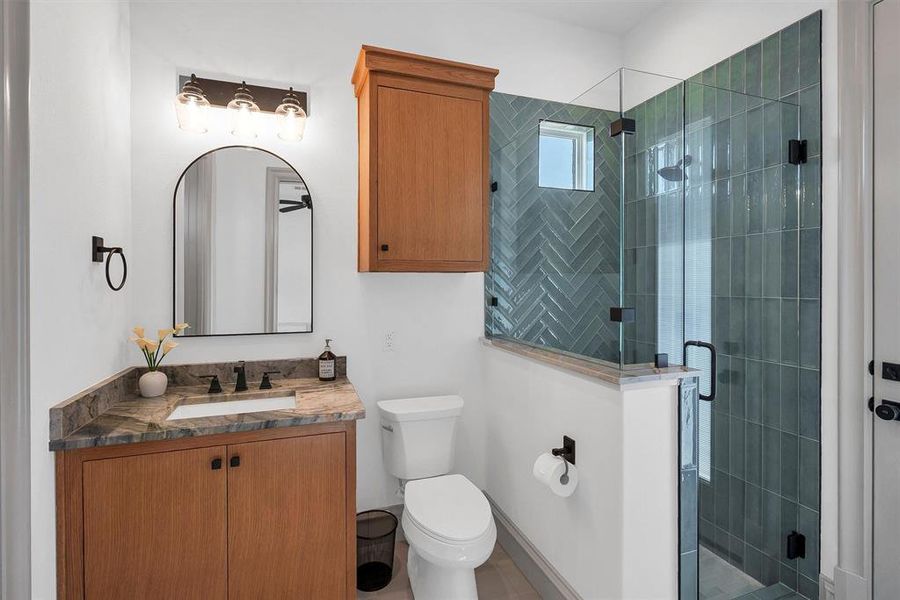 Furnished interior view inside a new home in , Aledo (Image 19).