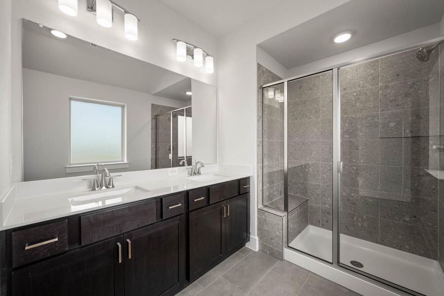 Furnished interior view inside a new home in Garden Collection at Harvest, Argyle (Image 8). Furnished interior view inside a new home in Garden Collection at Harvest, Argyle (Image 8).