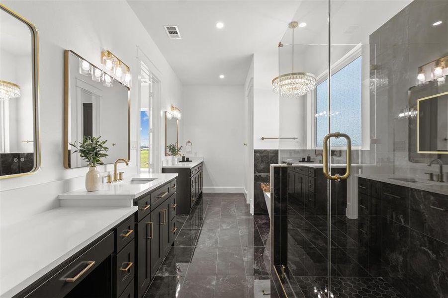 Furnished interior view inside a new home in , Greenville (Image 8).