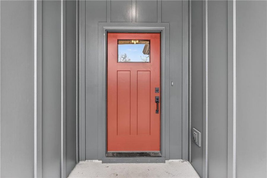 Exterior details and patio area of a home in , Ellijay (Image 27).