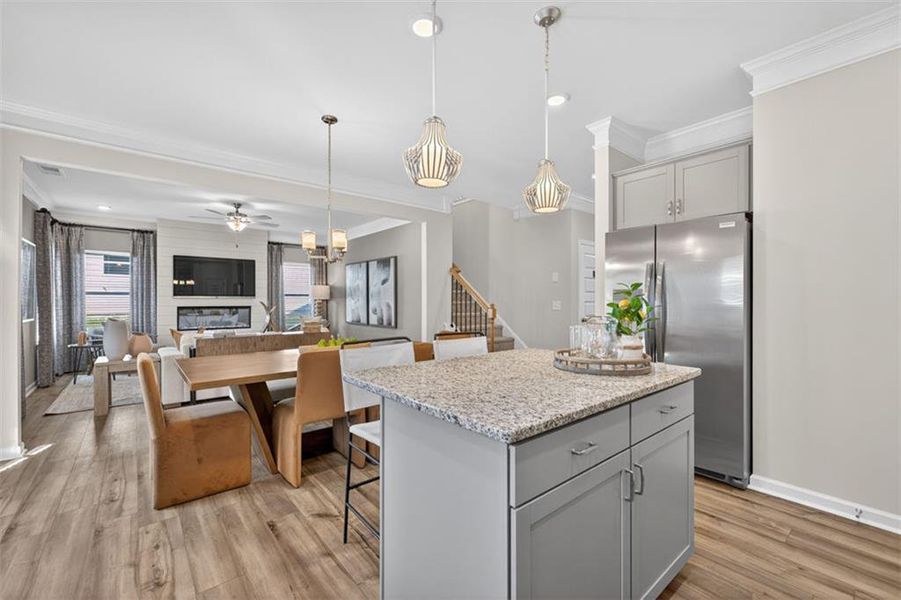 Furnished interior view inside a new home in The Stiles, Cartersville (Image 24).
