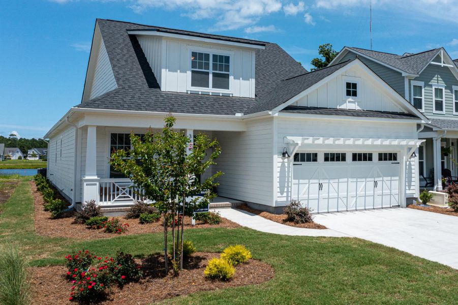 Representative exterior photo of a completed home built from the Fletcher by Bill Clark Homes in Riverside Cove, Wilmington, NC (Image 28).
