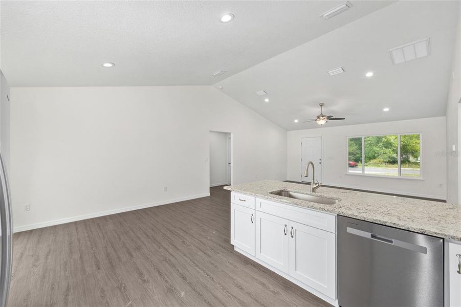 Furnished interior view inside a new home in , Dunnellon (Image 6).
