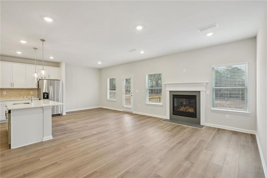 Spacious, unfurnished interior of a new home in Parkside at Grayson, Grayson (Image 34).