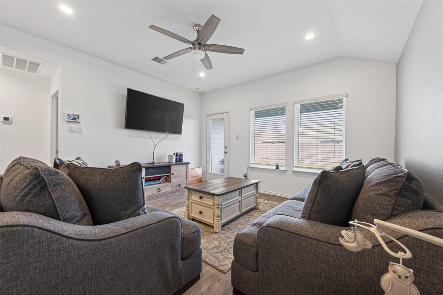 Furnished interior view inside a new home in , Spring (Image 15). Furnished interior view inside a new home in , Spring (Image 15).