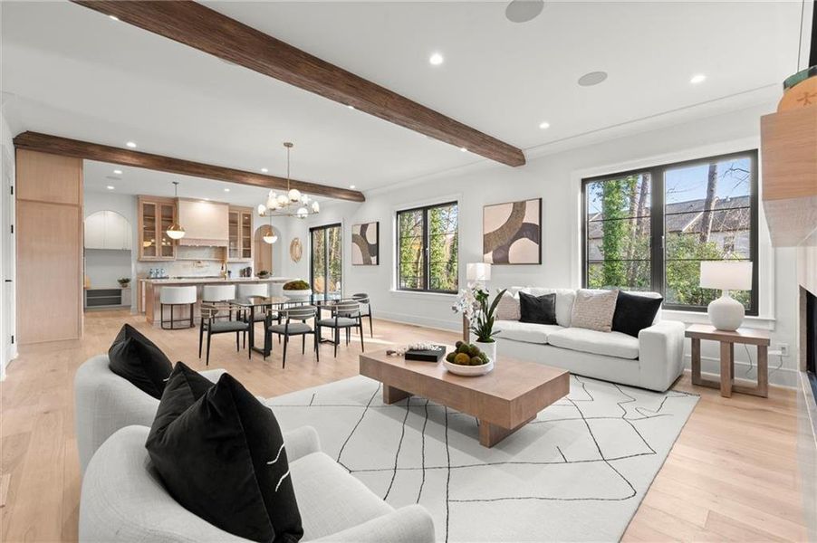 Furnished interior view inside a new home in , Brookhaven (Image 60). Furnished interior view inside a new home in , Brookhaven (Image 60).