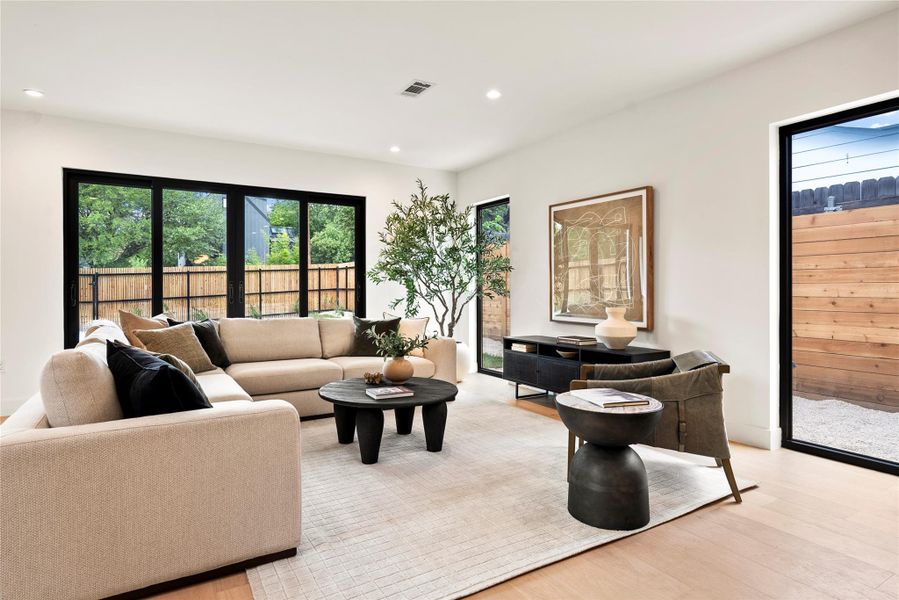 Furnished interior view inside a new home in , Austin (Image 16).