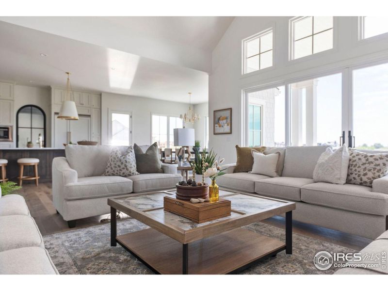 Furnished interior view inside a new home in , Berthoud (Image 25).