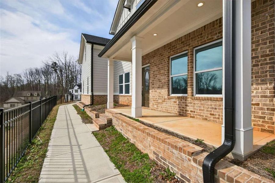 Exterior details and patio area of a home in , Gainesville (Image 26).