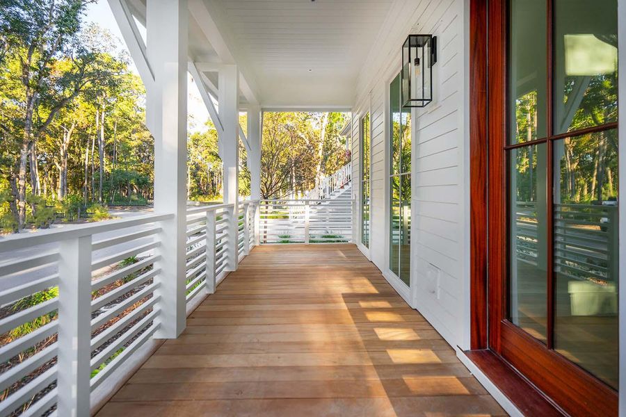 Exterior details and patio area of a home in , Johns Island (Image 27).