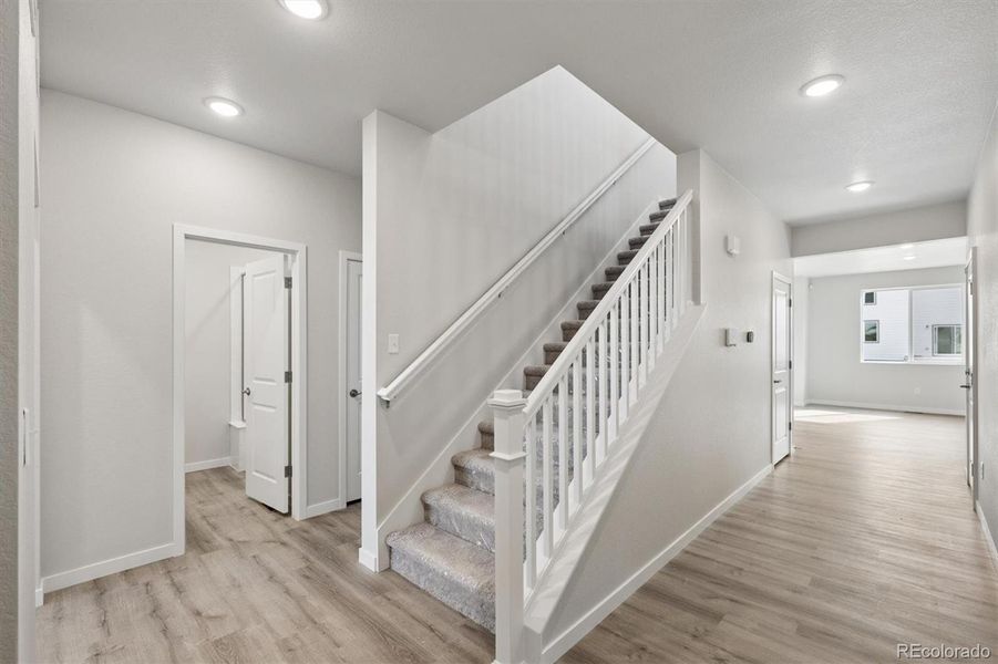 Spacious, unfurnished interior of a new home in Farmlore, Brighton (Image 28). Spacious, unfurnished interior of a new home in Farmlore, Brighton (Image 28).