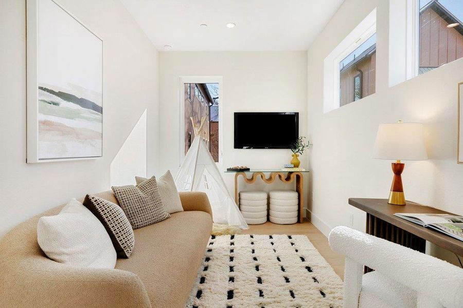 Furnished interior view inside a new home in , Austin (Image 15).