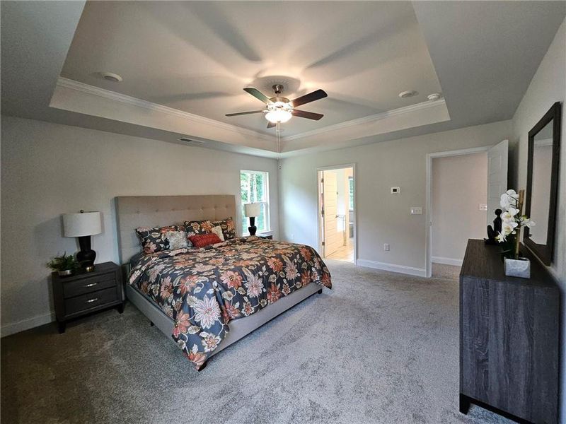 Furnished interior in a model home at Windmill Park in Carrollton (Image 19).