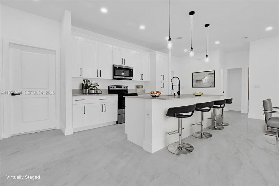 Furnished interior view inside a new home in , Lehigh Acres (Image 6).