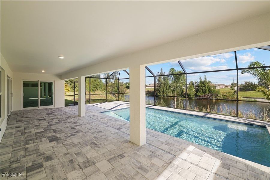 Exterior details and patio area of a home in Cape Coral, Cape Coral (Image 26).