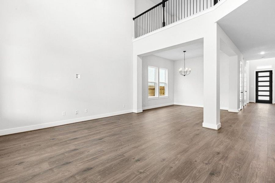 Spacious, unfurnished interior of a new home in Blackhawk, Pflugerville (Image 32).