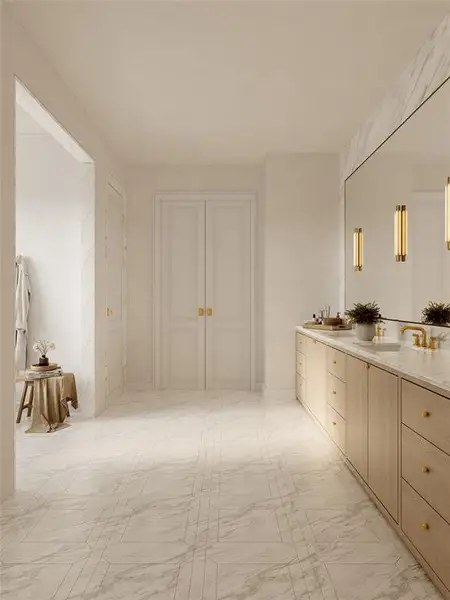 Furnished interior view inside a new home in , Dallas (Image 4).