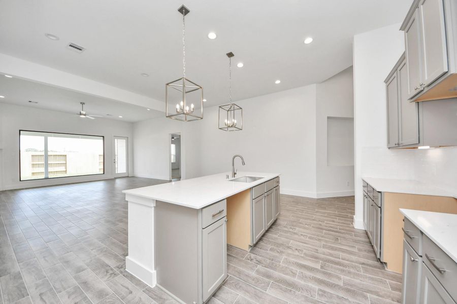 This generously spacious kitchen is a dream realized!