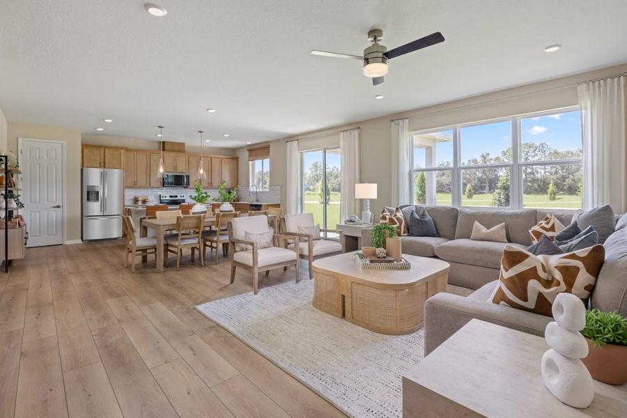 Representative furnished interior of a home built from the 2178 Modeled by KB Home in Woodland Oaks II, Brooksville (Image 5).