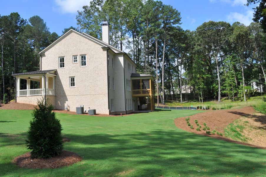 Optional Covered deck and extended front porch