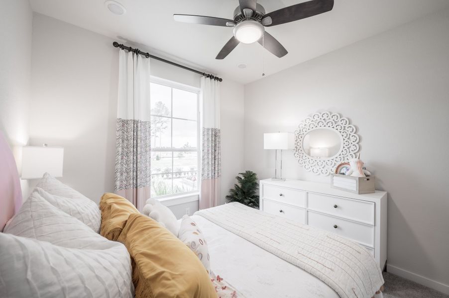 Representative furnished interior of a home built from the Caddo by Tri Pointe Homes in Mason Woods, Cypress (Image 13).