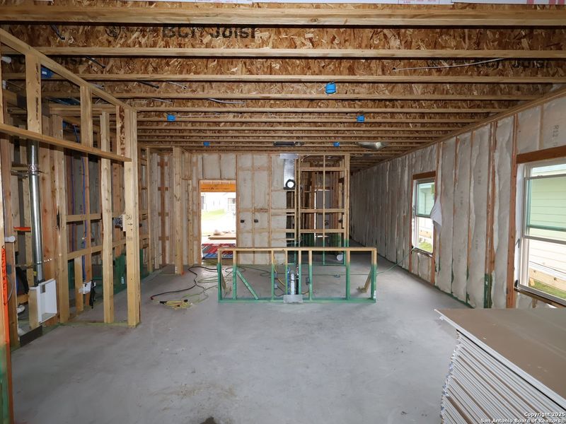 In-progress construction of a new home in Park Place, New Braunfels, TX (Image 35). In-progress construction of a new home in Park Place, New Braunfels, TX (Image 35).