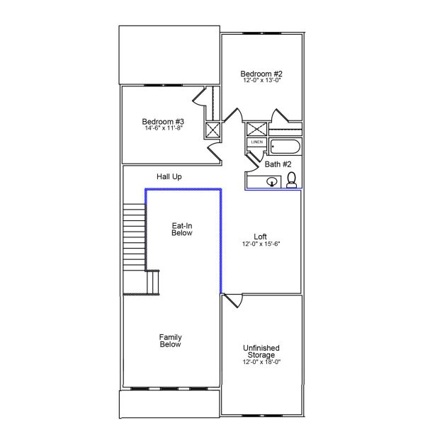 2D floor plan layout of this home in Bally Castle, Murrells Inlet, SC (Image 3).