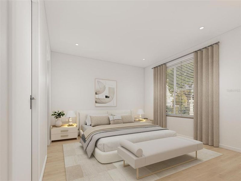 Furnished interior view inside a new home in , Davenport (Image 11).