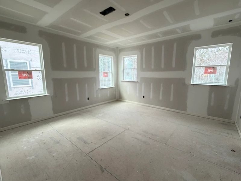 In-progress construction of a new home in The Point, Rolesville, NC (Image 23).