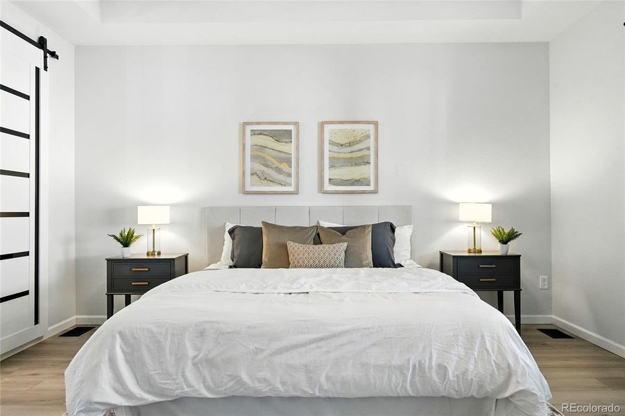 Furnished interior view inside a new home in Creekside Village, Thornton (Image 4).