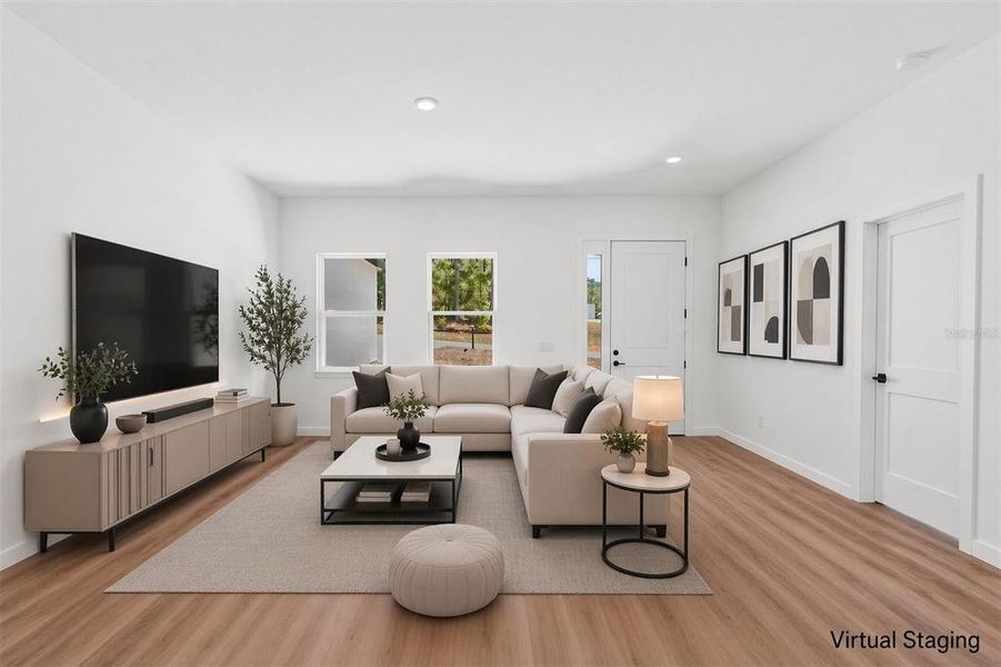 Furnished interior view inside a new home in , Citrus Springs (Image 15).
